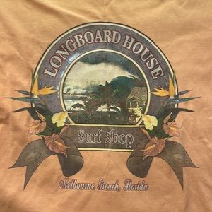 🏄‍♀️LONGBOARD HOUSE - Surf Shop - UNISEX Tee Shirt - Melbourne Beach Florida🏄